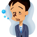 man-suit-lack-sleep